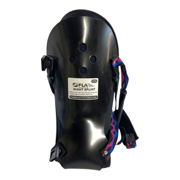 FLA Orthopedics XXL Night Splint Black & Blue Living Actively Plantar Fasciitis - Picture 1 of 8